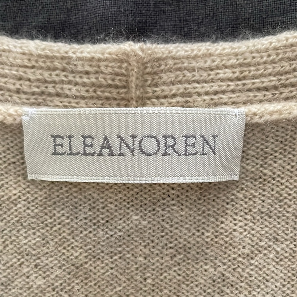 ELEANOREN pure Mongolian cashmere vest new beige camel size S - Picture 5 of 8